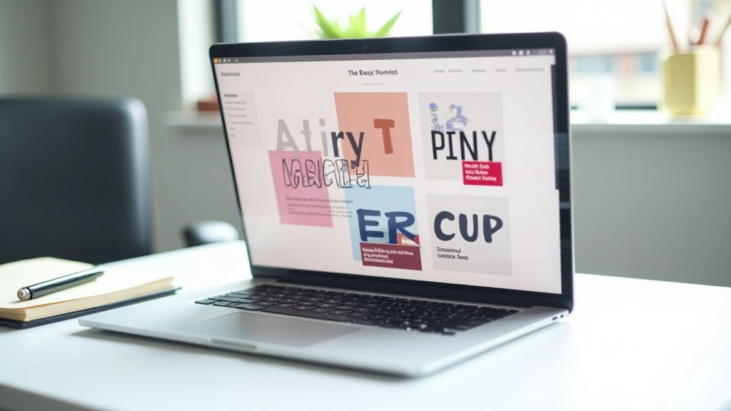 Professional web design showcasing effective typography and color theory application