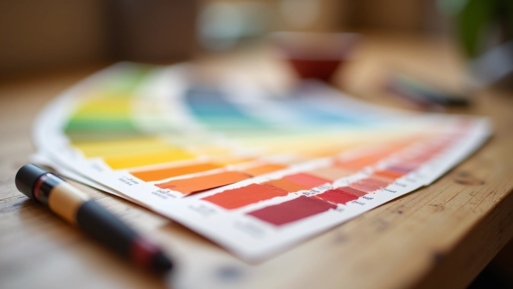 Gradient showing same hue at different saturation levels from muted pastel to vivid bright color