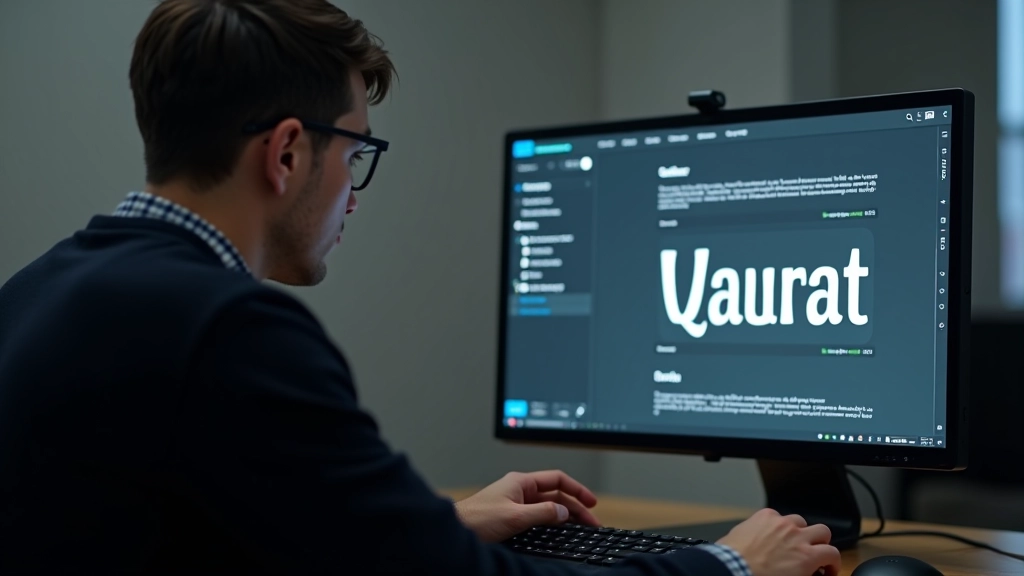 Typography samples showing different font pairings and weights on a modern workspace